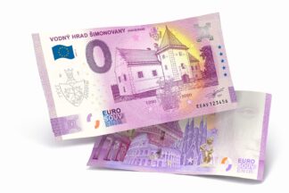 <span style="color: #808080;"><small>Euro Souvenir #SK112E</small></span><br/> <b>VODNÝ HRAD ŠIMONOVANY <i>Partizánske</i></b> – <strong style="color: #800080;"><small>RELIÉFNA PEČIATKA/EMBOSSED STAMP</small></strong> [2020]