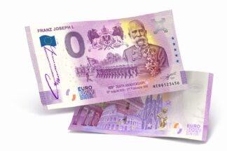 <span style="color: #808080;"><small>Euro Souvenir #WD002S1</small></span><br/> <b>FRANZ JOSEPH I.</b> – <strong style="color: #800080;"><small>PEČIATKA/STAMP</small></strong> [2021]