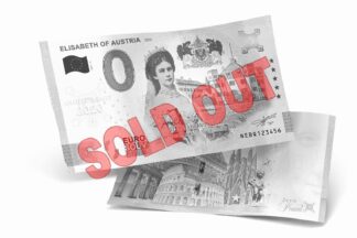 <span style="color: #808080;"><small>Euro Souvenir #WD004A</small></span><br/> <b>ELISABETH OF AUSTRIA <i>Sissi</i></b> – <strong style="color: #0000ff;"><small>ANNIVERSARY</small></strong> [2021]