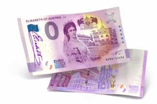 <span style="color: #808080;"><small>Euro Souvenir #WD004S1</small></span><br/> <b>ELISABETH OF AUSTRIA <i>Sissi</i></b> – <strong style="color: #800080;"><small>PEČIATKA/STAMP</small></strong> [2021]