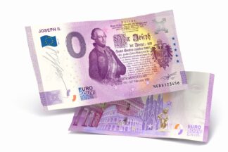 <span style="color: #808080;"><small>Euro Souvenir #WD005E1</small></span><br/> <b>JOSEPH II.</b>  – <strong style="color: #800080;"><small>RELIÉFNA PEČIATKA/EMBOSSED STAMP</small></strong> [2021]
