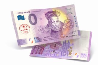 <span style="color: #808080;"><small>Euro Souvenir #WD009M1</small></span><br/> <b>TYCHO BRAHE <i>Danish astronomer</i></b> – <strong style="color: #800080;"><small>PRÍTLAČ/IMPRINT</small></strong> [2022]