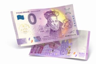 <span style="color: #808080;"><small>Euro Souvenir #WD009M2</small></span><br/> <b>TYCHO BRAHE <i>Danish astronomer</i></b> – <strong style="color: #800080;"><small>PRÍTLAČ/IMPRINT</small></strong> [2022]