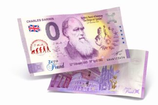 <span style="color: #808080;"><small>📦 Pound Souvenir #WD011M1</small></span><br/> <b>CHARLES DARWIN</b> – <strong style="color: #800080;"><small>PRÍTLAČ/IMPRINT</small></strong> [2022]