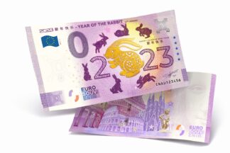 <span style="color: #808080;"><small>Euro Souvenir #WD013M1</small></span><br/> <b>YEAR OF THE RABBIT</b> – <strong style="color: #800080;"><small>PRÍTLAČ/IMPRINT</small></strong> [2023]