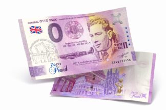 <span style="color: #808080;"><small>Pound Souvenir #WD016E1</small></span><br/> <b>OTTO SMIK</b> – <strong style="color: #800080;"><small>RELIÉFNA PEČIATKA/EMBOSSED STAMP</small></strong> [2023]