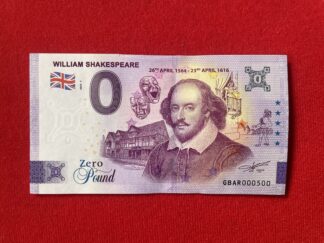 <span style="color: #808080;"><small>DutchAuction™ #1034</small></span><br/> <span style="color: #00B7EB;"><b>WILLIAM SHAKESPEARE</b></span> [2023] <br/><span style="color: #00B7EB;"><b>N°000500</b></span>