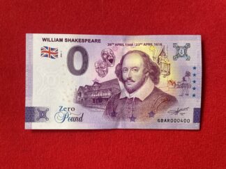 <span style="color: #808080;"><small>DutchAuction™ #1035</small></span><br/> <span style="color: #00B7EB;"><b>WILLIAM SHAKESPEARE</b></span> [2023] <br/><span style="color: #00B7EB;"><b>N°000400</b></span>