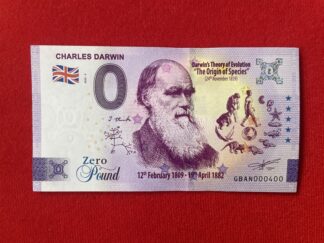 <span style="color: #808080;"><small>DutchAuction™ #1041</small></span><br/> <span style="color: #00B7EB;"><b>CHARLES DARWIN</b></span> [2022] <br/><span style="color: #00B7EB;"><b>N°000400</b></span>