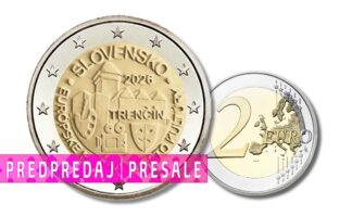 <span style="color: #808080;"><small>Slovensko/Slovakia </small></span><br/>  <strong>TRENČÍN</strong> [2026]<br/><span style="color: #808080;"><small><i>Pamätná eurominca/Commemorative euro coin</i></small></span><hr>