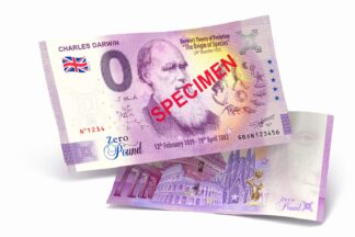 <span style="color: #808080;"><small>🔴 Pound Souvenir <span style="color: #ff0000;"><b>SPECIAL OFFER</b></small></span><br/> <b>CHARLES DARWIN</b> – <strong style="color: #800080;"><small>SPECIMEN</small></strong> [2026]<hr>